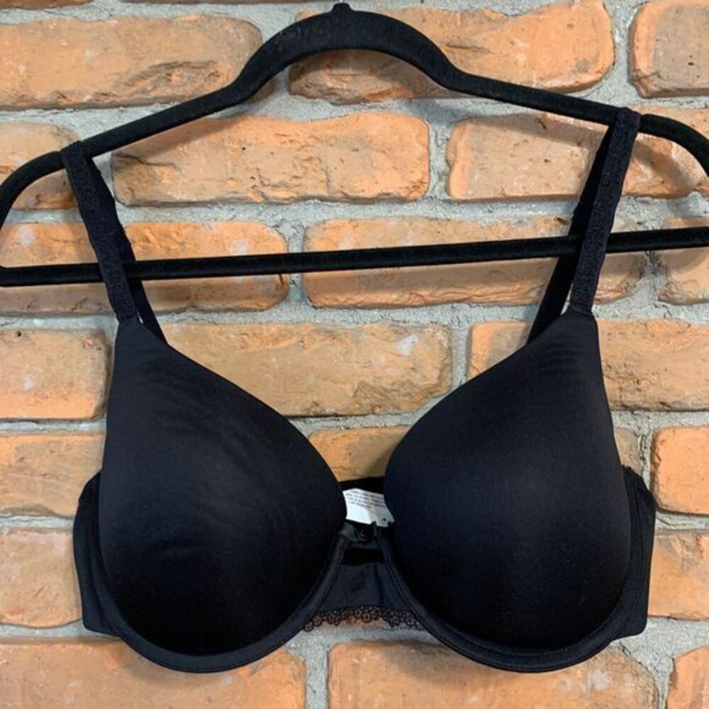 Maidenform Womens 38D Bra SE1186 Black Self Expressions Perfect Lift Push-up